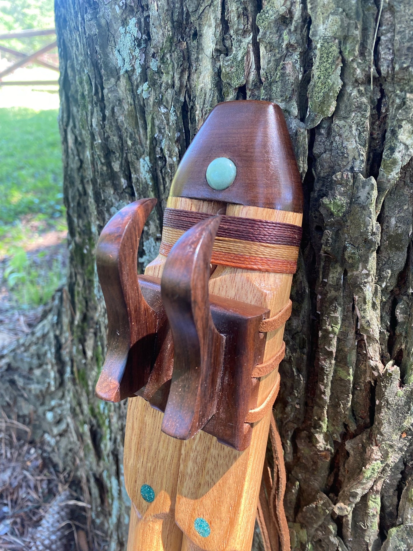 Cedar Wood Native American Style Drone Flute - Made to Order in F, F#, G and Am