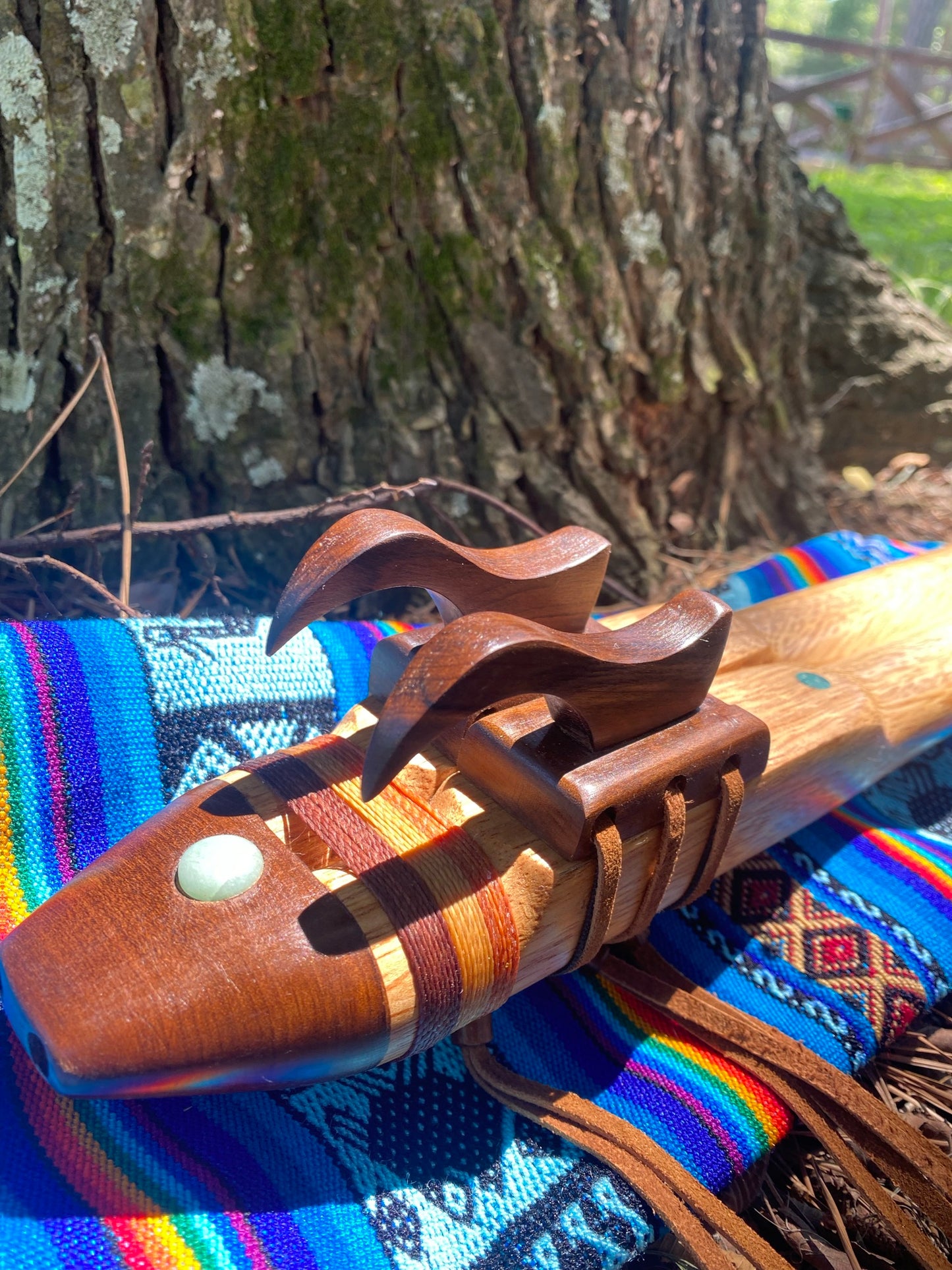 Cedar Wood Native American Style Drone Flute - Made to Order in F, F#, G and Am