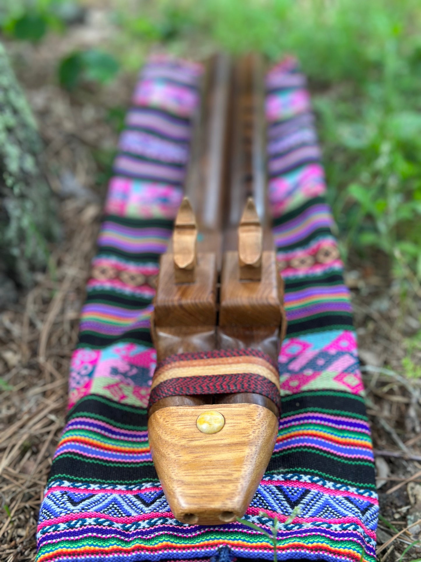 Black Walnut Native American Drone Style Flute, Made to Order in F, F#, G and Am