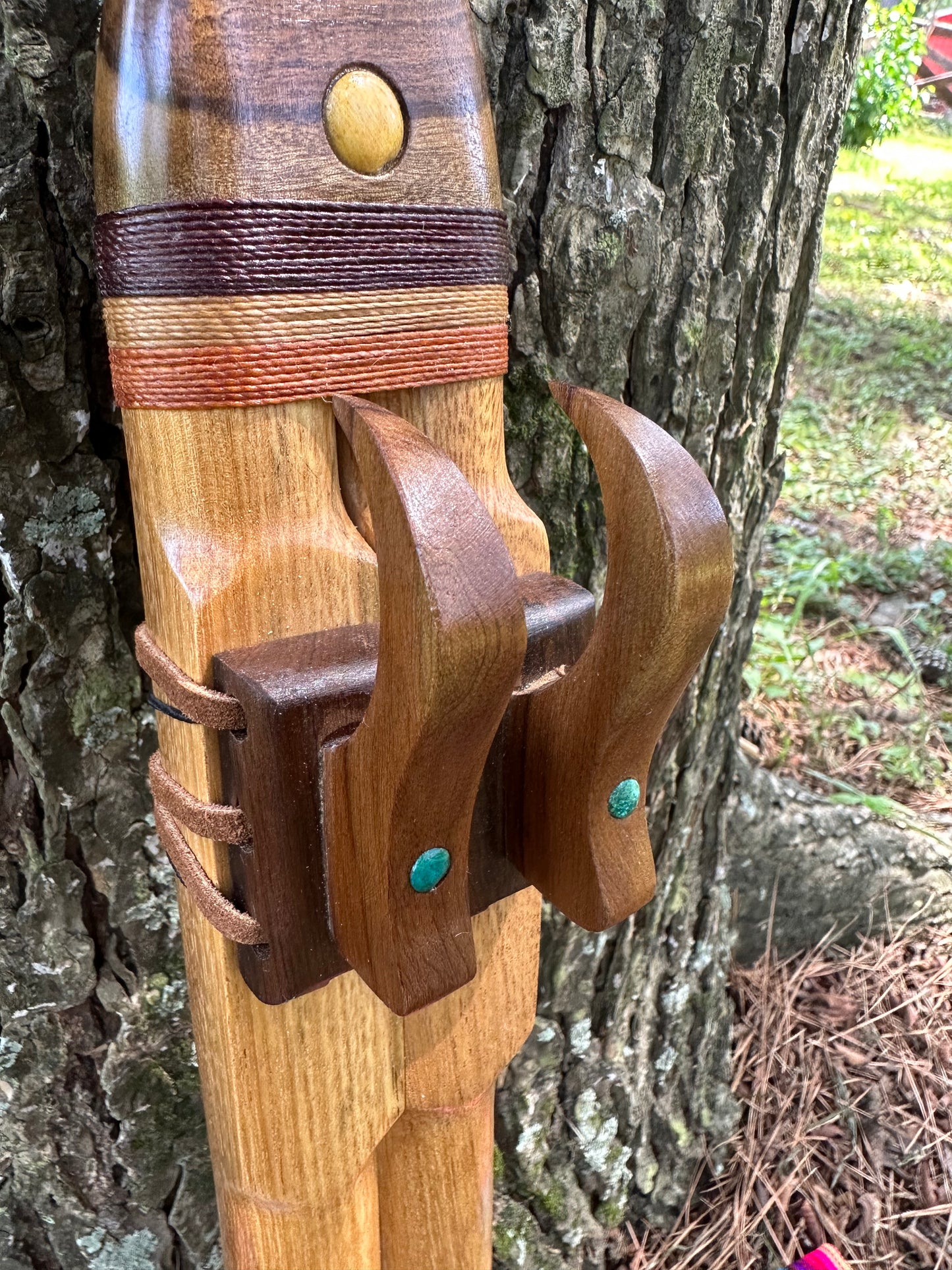 Cherry Wood Native American Style Drone Flute - Made to Order in Am, G, F or F#