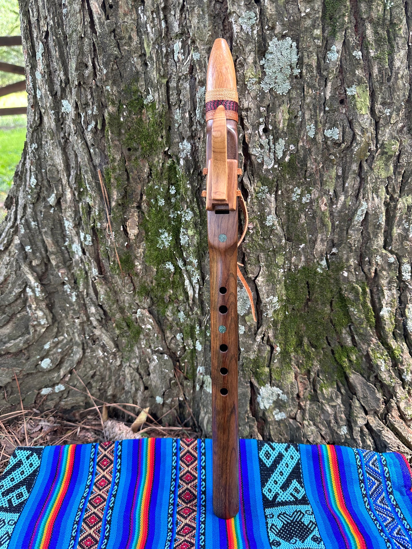 High Pitched Native American Style Flute in Black Walnut - Made to Order