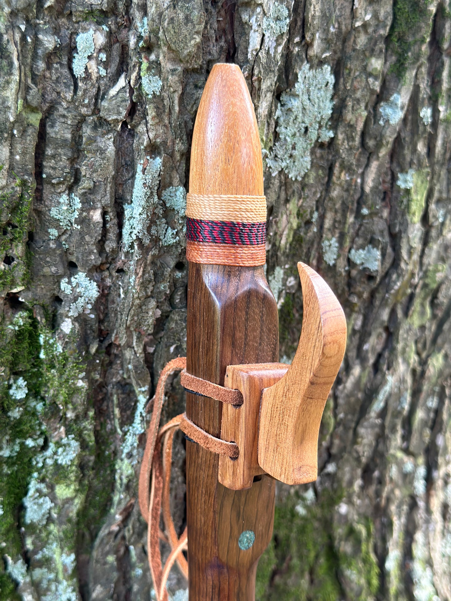 High Pitched Native American Style Flute in Black Walnut - Made to Order